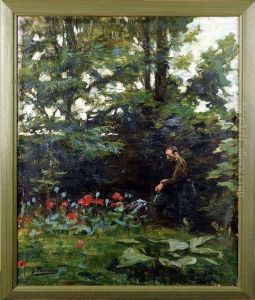 [m. Daele Arrosant Ses Fleurs.] by Gustave Vanaise