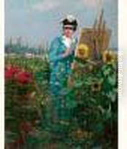 La Peinture En Plein Air by Gustave Vanaise