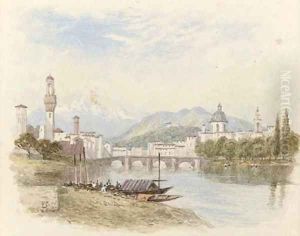 Florence from the Arno by Myles Birket Foster