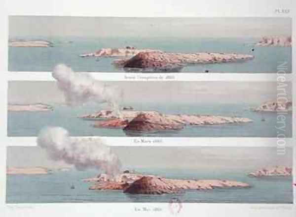 The eruption of the Georgios volcano - view 1