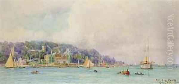 The Royal Yacht Squadron Cowes - view 1
