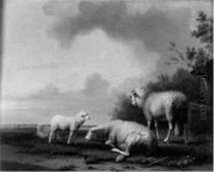 Paysage Aux Moutons by Francois Vandeverdonck