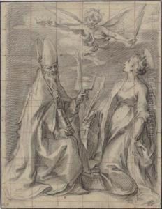 Saints Blaise And Catherine Of Alexandria