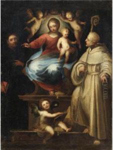 Madonna Col Bambino Tra San Paolo E San Benedetto