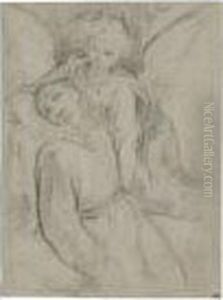 St. Francis Supported By An Angel by Francesco Vanni