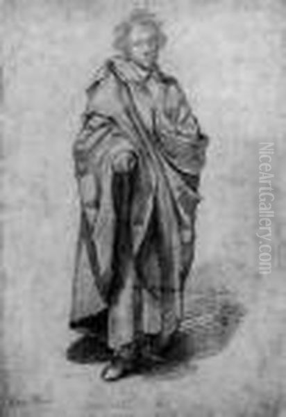 A Man In A Cloak - view 1