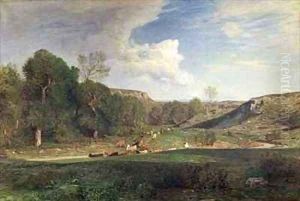 The Raincloud by Antonio Fontanesi