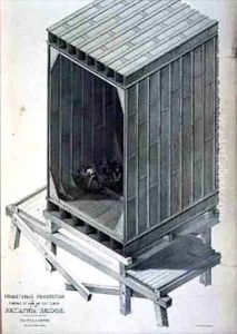 Isometrical Projection of one of the Tubes of the Britannia Bridge by Forster, Matthew