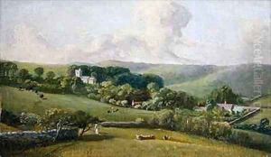Osmington A view to the village by John (Bishop of Salisbury) Fisher