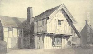 An Ale House by Cornelius Varley