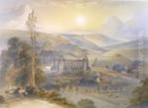A View Of Riveaux Abbey, Yorkshire - view 1