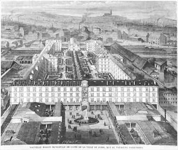 The present Hopital Fernand Widal Paris - view 1