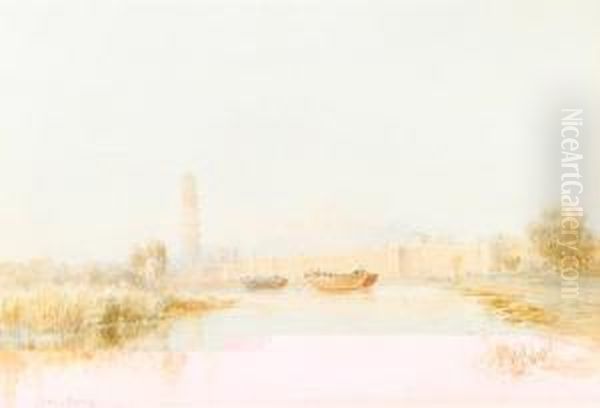 The Walled City Of Long Chow, At The Head Of The Petain Canal - view 1
