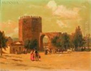 ...the City Gate, Cordova Spain by John Jnr. Varley