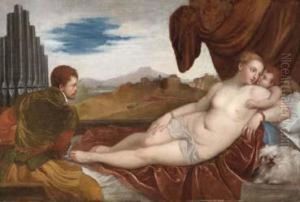Venere Con Organista E Amorino