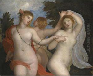 The Three Graces by (Alessandro) Padovanino (Varotari)