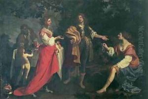 Angelica and the Moor Medoro by Orazio Fidani