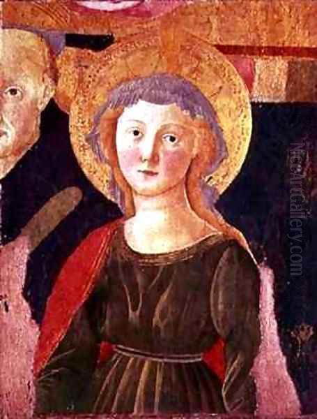 St Peter Martyr and a Female Saint - view 1