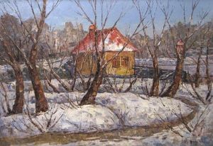Winter Landscape by Partog Vartanian