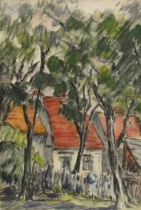 Trees And Houses by Partog Vartanian