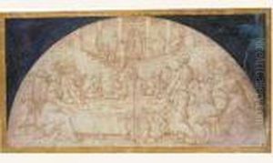 Les Noces De Cana by Giorgio Vasari