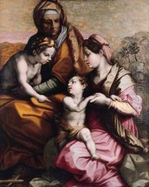 The Madonna And Child, Saint Elisabeth And The Infant Saint Johnthe Baptist - view 1