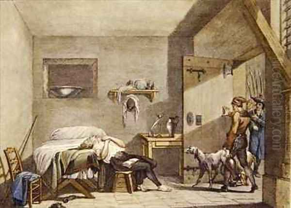 The Death of Condorcet in prison on 28th March - view 1