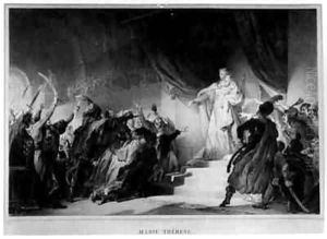 Maria Theresa 1717-80 Presenting Her Son to the Hungarians