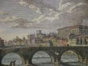 Fianco Della Strada Giulia Dalla Parte Del Tevere by Giuseppe Vasi