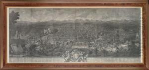 Prospetto Del'alma Citta Di Roma Visto Del Monte Gianicolo by Giuseppe Vasi