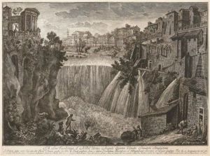 La Veduta Della Celebre Cascata Del Fiume Aniene La Veduta Della Celebre Cascata Del Fiume Aniene