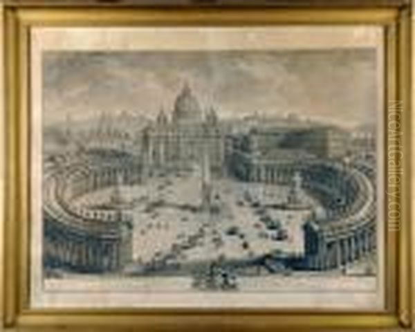 La Place Saint-pierre A Rome - view 1