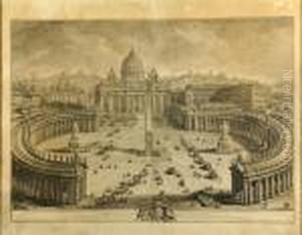 La Place Saint-pierre A Rome - view 1