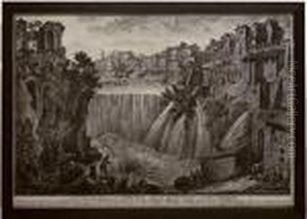 La Veduta Della Celebre Cascata Del Fiume Aniene - view 1