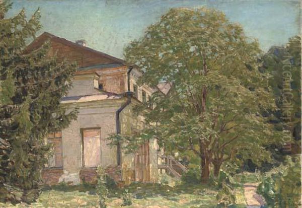 A House In A Wooded Landscape - view 1