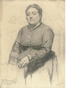 Une Parisienne by Viktor Vasnetsov