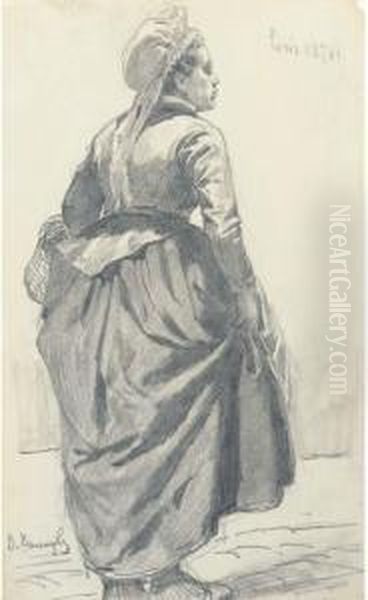 A Woman Carrying A Bag - view 1