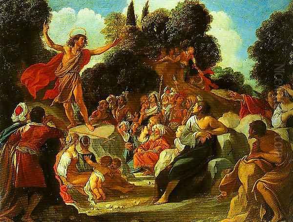 St John the Baptist Preaching - view 1