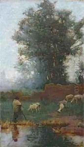 The Shepherd by Charles Wellington Furse