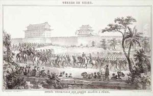 The Triumphal Entry of the Allied Armies into Peking by G.C. de Fortavion