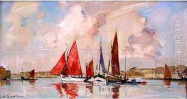 Thonier Dans L'arriere Port De Concarneau - view 1