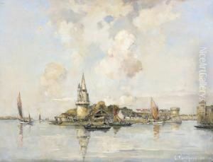 "le Port La Rochelle". by Ernest Vauthrin