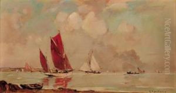 Bateaux Thoniers Et Saroiniers, 
Bretagne; And Le Petit Port Delanriec-concarneau, Finistere - view 1