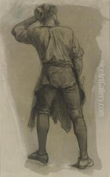 Study Of A Labourer - view 1