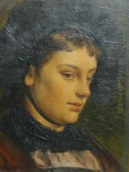 Portrait Of A Girl In Folk Costume - view 1