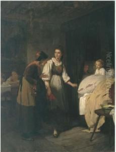 Der Krankenbesuch by Benjamin I Vautier