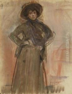 Jeune Femme Au Chapeau