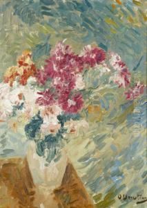 Stillleben Mit Chrysanthemen
