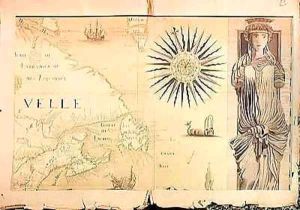 Map of Nouvelle France Canada 2 by Fonville