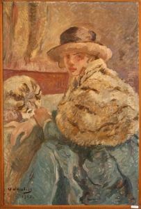 Jeune Femme Au Chapeau. 1918